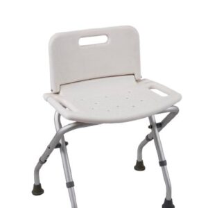Folding Bath Bench with Back