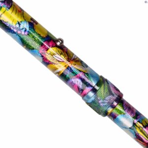 Walk On - Folding Walking Stick - Butterfly - Long