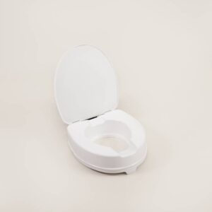 Atlantis Raised Toilet Seat - 10cm with lid