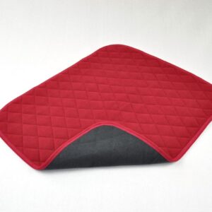 Vida Washable Chair Pad - 50 x 60cm - Wine